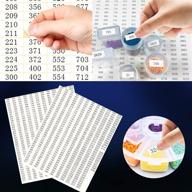 💎 diamond painting storage labels & color stickers kit - organize & enhance your art supplies! logo