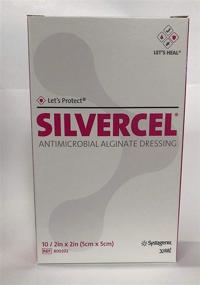 img 1 attached to Systagenix Wound Management Silvercel Antimicrobial Alginate Dressing 2 X 2 - Carton of 10 - Effective Healing for Wounds