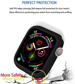 img 1 attached to BOTOMALL для чехла Apple Watch 40 мм Серии 6/5/4/SE. Премиумная мягкая гибкая ТПУ чехол тонкий и легкий, защитный бампер для IWatch (Армейская зелень).