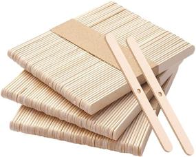 img 4 attached to 150pcs Pack of Wooden Candle Wick Holders - Wick Centering Devices & Bars for Candle Making