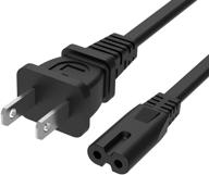 🔌 ul listed replacement 2 prong power cord compatible with canon printer pixma mx492 mx532 mx922 mx490 mx452 mx512 mx392 mx372 mx472 mg mp mx ip series logo