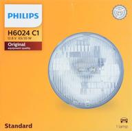💡 philips h6024c1 sealed beam headlamp - standard halogen, 1 pack logo