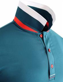 img 1 attached to BCPOLO Shirt Sleeve Collar Various Men's Clothing in Shirts