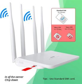 img 2 attached to 🔒 Dionlink Unlocked Slot 300Mbps Router - Enhanced Hotspot Support