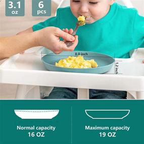 img 1 attached to Durable Dishwasher-Safe Dinnerware Set for Pasta, Corn, Snacks, Side: Unbreakable & Long-lasting!