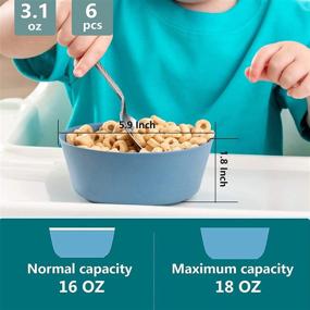 img 2 attached to Durable Dishwasher-Safe Dinnerware Set for Pasta, Corn, Snacks, Side: Unbreakable & Long-lasting!