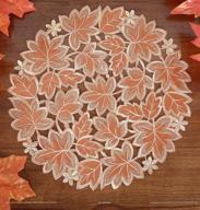 🍁 thanksgiving everyday placemat - embroidered leaves (size 1) logo