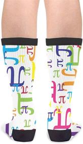 img 3 attached to Vibrantly Designed Pi Math Novelty Socks for Both Women and Men - Add a Splash of Color to Your Wardrobe!