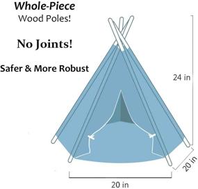 img 3 attached to Teepee Little Natural Joints Portable