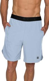 img 3 attached to 🩳 Ultimate Dry FIT Gym Shorts for Men: Workout, Run & Stay Cool - Moisture Wicking, Pockets, and Side Hem