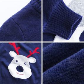 img 1 attached to 🎄 LittleSpring Little Sweater Pullover Christmas Boys' Clothing: A Festive and Stylish Wardrobe Choice