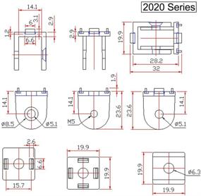 img 3 attached to 🔧 Versatile KOOTANS Flexible Connector Aluminum Extrusion: Perfect for All Your Industri-Needs