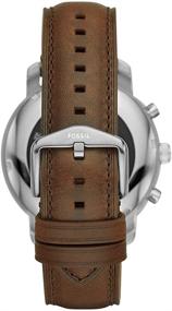 img 2 attached to 🕶️ Fossil Explorist Stainless Leather Smartwatch: Стильные и универсальные носимые технологии
