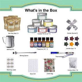 img 3 attached to Webetop Candle Making Kit: Premium Soy Wax DIY 🕯️ Supplies for Adults and Kids - The Ultimate Starter Set