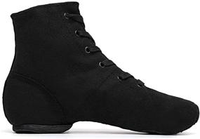 img 3 attached to 👣 Smithmelody Canvas Jazz Dance Boots Ballet Dancing Sneakers | Unisex Adults, Men, Women, Kids