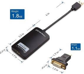 img 2 attached to 🔌 Cable Matters SuperSpeed USB 3.0 to HDMI Adapter (Black) - Stream Windows up to 1440p