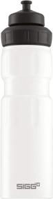 img 4 attached to 🚰 Sigg WMB Water Bottle Sports (0.75L), White - Lightweight Reusable and Leak-Proof On-The-Go Travel Bottle - BPA-Free