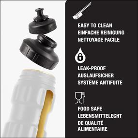 img 2 attached to 🚰 Sigg WMB Water Bottle Sports (0.75L), White - Lightweight Reusable and Leak-Proof On-The-Go Travel Bottle - BPA-Free