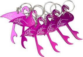 img 4 attached to 🦩 Swatom Flamingo Wedding Keychain Bottle