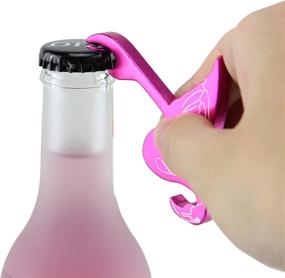 img 1 attached to 🦩 Swatom Flamingo Wedding Keychain Bottle