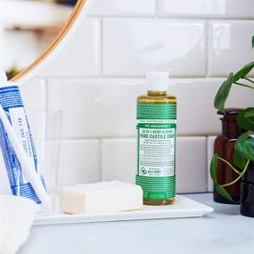 img 2 attached to 🌿 Dr. Bronner’s Pure-Castile Liquid Soap (Almond, 8 ounce) - Organic, Vegan, Concentrated - 18-in-1 Uses for Face, Body, Hair, Laundry, Pets and Dishes - Non-GMO