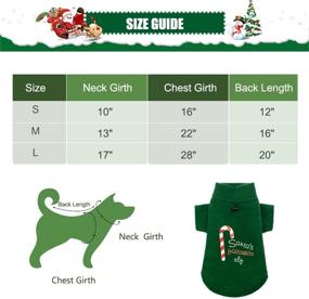 img 3 attached to 🎄 Christmas Dog Fleece Vest | Xmas Dog Hoodie | Elves Sweater | Winter Clothes for Small to Medium Dogs and Puppies