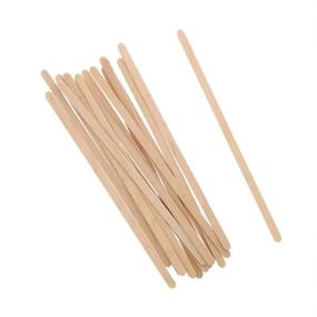 img 1 attached to 🔨 Premium Wooden Stirrers by Perfectware - High-Quality Inch-Size Stirrers