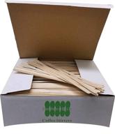 🔨 premium wooden stirrers by perfectware - high-quality inch-size stirrers logo