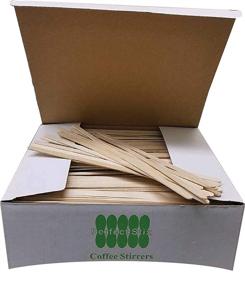 img 2 attached to 🔨 Premium Wooden Stirrers by Perfectware - High-Quality Inch-Size Stirrers