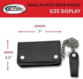 img 1 attached to Compact Biker Wallet: SZCO Supplies Small-Sized for Easy Portability