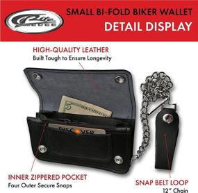 img 2 attached to Compact Biker Wallet: SZCO Supplies Small-Sized for Easy Portability