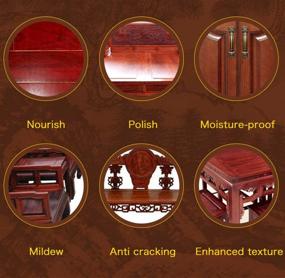 img 2 attached to 🪵 Enhance and Protect Your Wood with 1PCS Wood Seasoning Beewax - Premium Traditional Beeswax Polish for Furniture & Dry Wood