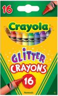 ✨ карандаши crayola с блестками - 16 штук, обычный размер: добавьте блеск в ваше искусство логотип