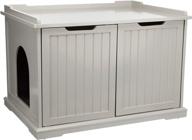 x-large wooden pet house with litter box by trixie pet products logo