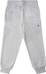 img 1 attached to Champion Sleeve Sweatpant Clothes Heather Boys' Clothing ~ Clothing Sets