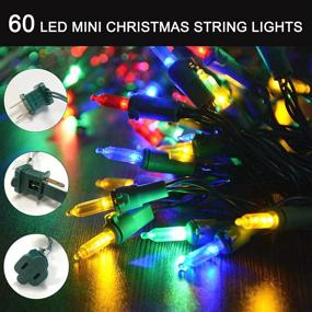 img 1 attached to Multicolor Christmas Certified Twinkling Extendable