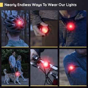 img 2 attached to Everbeam E100 LED Safety Lights: Waterproof Bike Light for Night Walking - Ultimate LED Light for Runners, Cyclists, Dog Walkers, Kayakers - Bright Clip On LED Light with Multiple Straps - 2 Pack