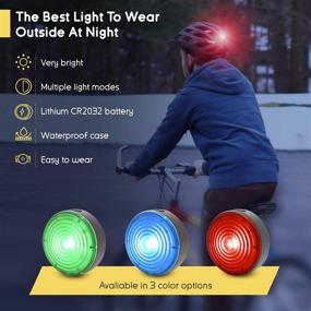 img 3 attached to Everbeam E100 LED Safety Lights: Waterproof Bike Light for Night Walking - Ultimate LED Light for Runners, Cyclists, Dog Walkers, Kayakers - Bright Clip On LED Light with Multiple Straps - 2 Pack