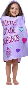 img 3 attached to Nickelodeon JoJo Siwa Follow Your Dreams Purple Hooded Bath/Pool/Beach Towel by Jay Franco