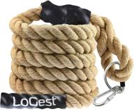 🧗 logest climbing rope - versatile 1.5" indoor and outdoor workout rope with multiple lengths - ideal for home gyms, crossfit, and obstacle courses logo