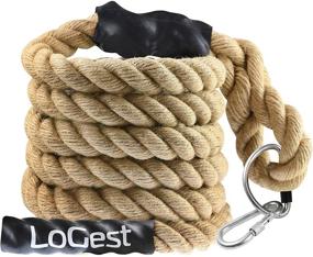 img 4 attached to 🧗 LoGest Climbing Rope - Versatile 1.5" Indoor and Outdoor Workout Rope with Multiple Lengths - Ideal for Home Gyms, Crossfit, and Obstacle Courses