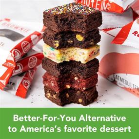 img 3 attached to 🍪 Delicious Low Carb Snack Box: Feast on Eat Me Guilt Free Brownies - Protein-packed & Keto Friendly Treats - Perfect Gift Box (12 Varieties)