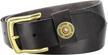 gauge shotgun shell grain leather men's accessories in belts logo