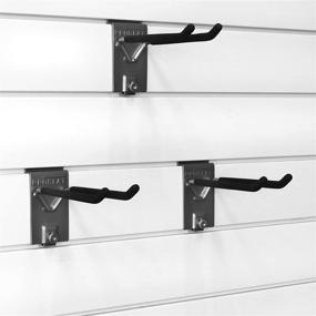 img 2 attached to Proslat 13010 Double 8-Inch Locking Hooks for Proslat PVC Slatwall - Convenient 3-Pack Bundle!