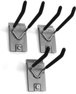 proslat 13010 double 8-inch locking hooks for proslat pvc slatwall - convenient 3-pack bundle! logo
