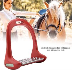 img 2 attached to Yosooo Stirrups Stainless Anti Slip Equestrian