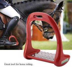 img 3 attached to Yosooo Stirrups Stainless Anti Slip Equestrian