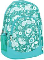 🎒 resistant padded backpack with enhanced floral reinforcement logo