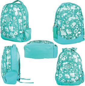 img 2 attached to 🎒 Resistant Padded Backpack with Enhanced Floral Reinforcement