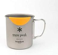 🏕️ snow peak titanium single-wall hot lips mug - durable & lightweight - camping essential - 3.2 oz - buy online! логотип